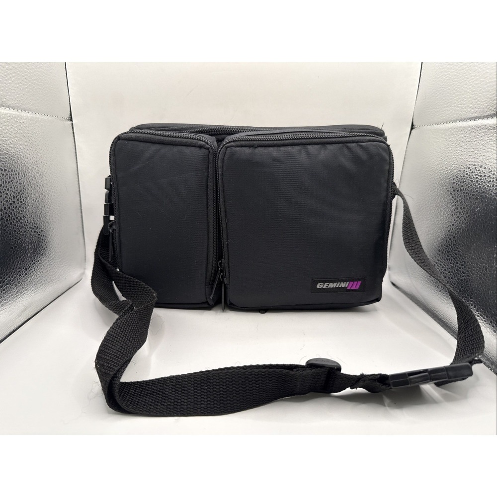 Camera Carrying Case Photo Video Waist Adjustable Strap Black Gemini 3 Zip Pouch